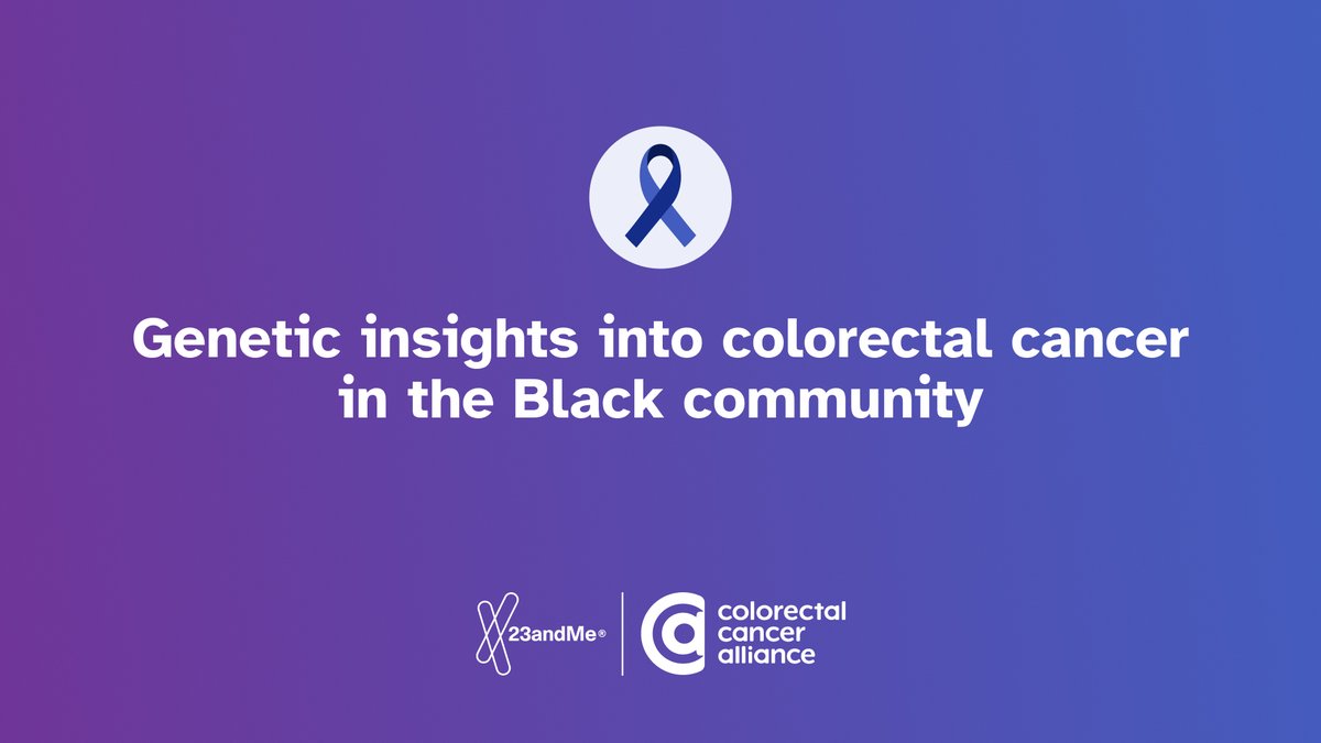 We’ve teamed up with the Colorectal Cancer Alliance to help advance colorectal cancer research. The Genetic Insights into Colorectal Cancer in the Black Community study is part of 23andMe’s continued efforts to raise awareness about important health conditions that touch many