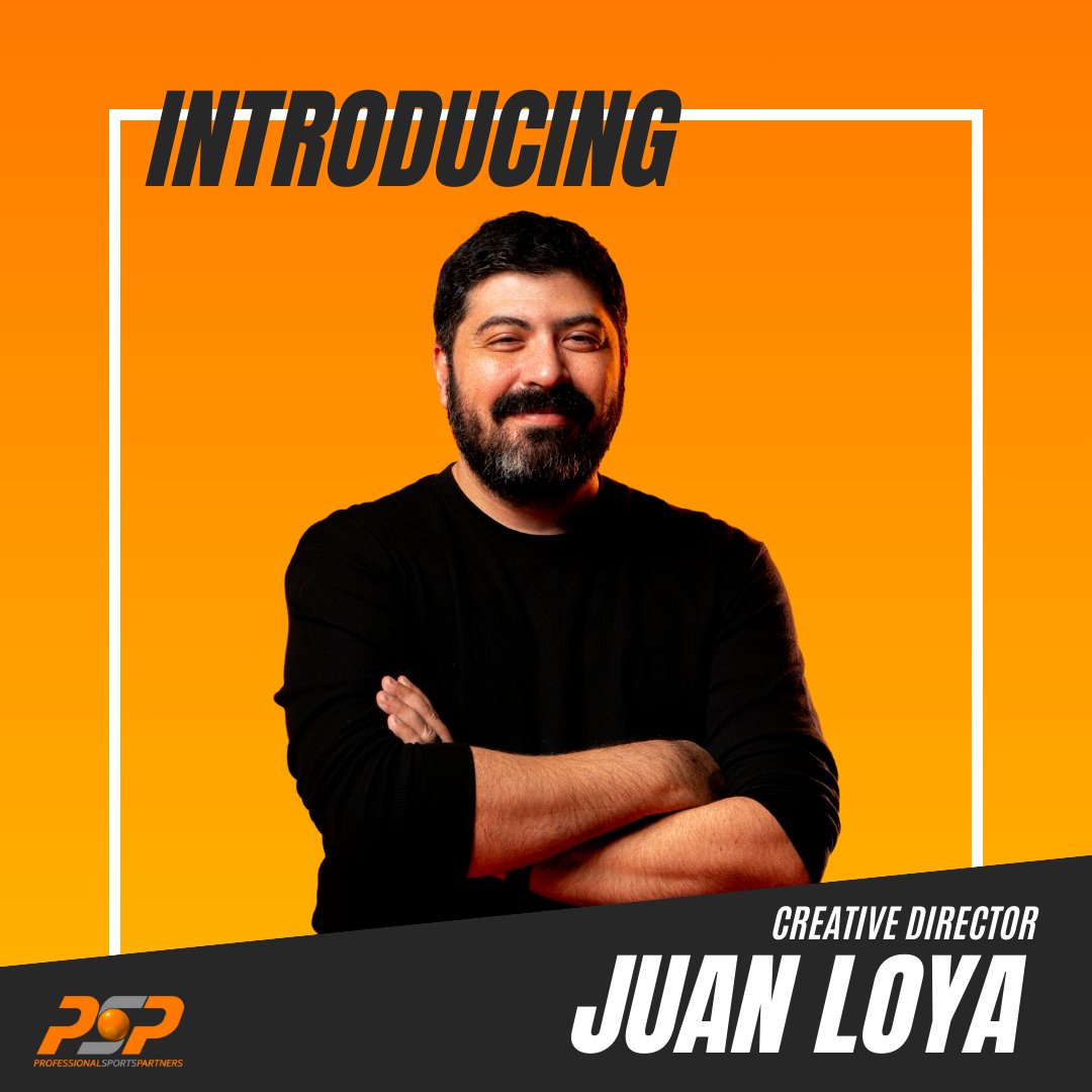 PSPSportsMktg's tweet photo. We're thrilled to announce that veteran creative leader Juan Loya is joining the PSP team as our new Creative Director! 

Juan brings not only his outstanding creative vision, but clear strategic thinking to match our clients' needs. Welcome to the team, Juan! https://t.co/iS8PVkvllM