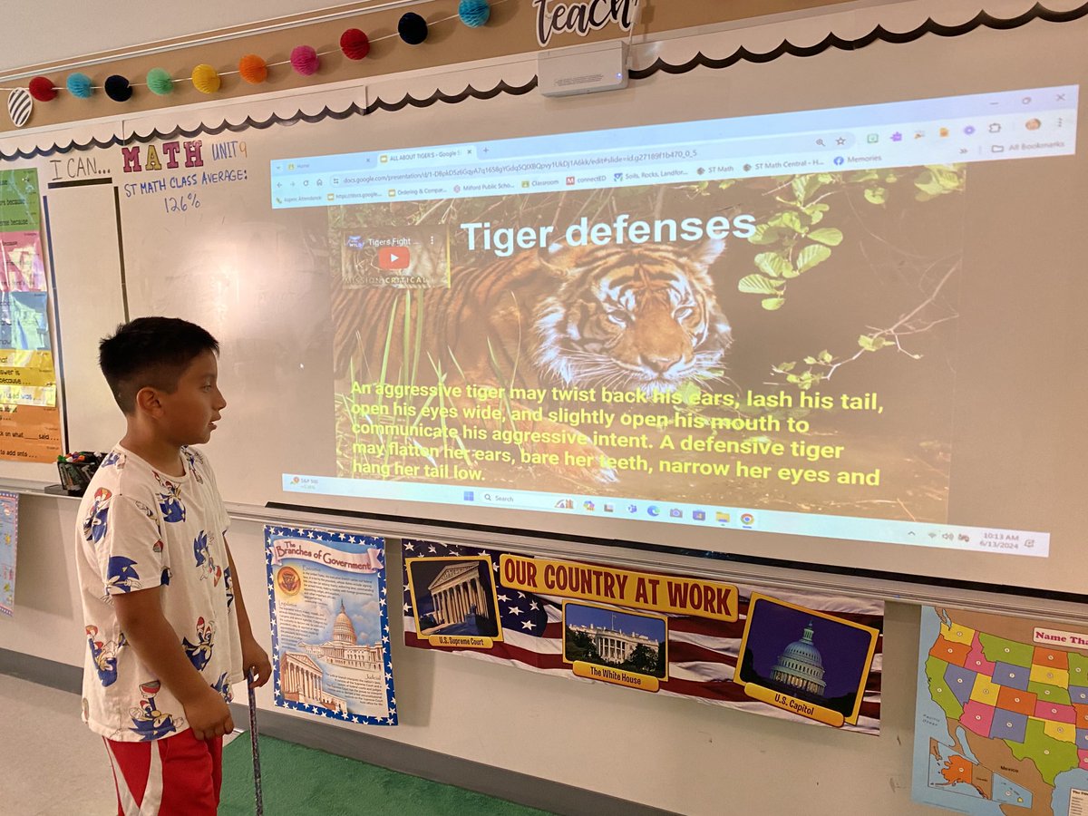 Students’ Passion Project slideshows were fascinating and informative. #BeWES ⁦@MilfordSchools⁩ 🫶🗣️👂