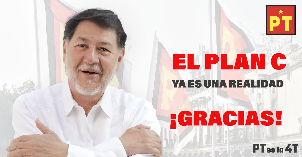 PTSonora1's tweet photo. El PLAN C es una realidad, gracias a ti. 

¡Viva el Partido del Trabajo!

¡Viva la Cuarta Transformación!

#PTesla4T https://t.co/g27jvjXCqM