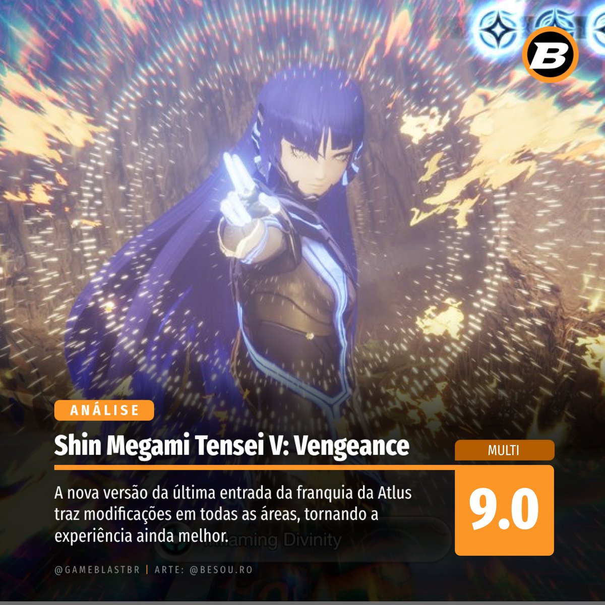 gameblastbr's tweet photo. Mantendo o modo de combate por turnos brutal, o jogo lançado originalmente para o Switch em 2021 trás muitas novidades ao ser disponibilizado para demais plataformas. Confira nossa análise sobre o game!
#ShinMegami #analise #rpg #tatico
https://t.co/eDsKxRdZrd https://t.co/pJoPaVS6ry