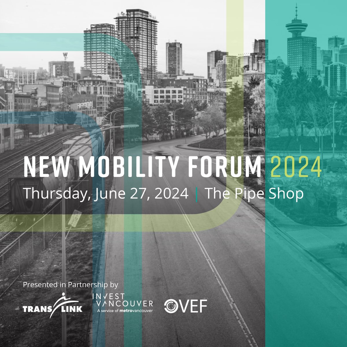 VEF (@vefdotorg) on Twitter photo New Mobility Forum 2024 | Thursday, June 27
Hosted by <a href="/TransLinkNews/">News from TransLink</a>, <a href="/Invest_Van/">Invest Vancouver</a>, and <a href="/vefdotorg/">VEF</a>, the event is dedicated to shaping the future of transportation in Metro Vancouver and spurring economic opportunities in emerging mobility.
Register today: ow.ly/bpUU50RZ57Z New Mobility Forum 2024 | Thursday, June 27
Hosted by <a href="/TransLinkNews/">News from TransLink</a>, <a href="/Invest_Van/">Invest Vancouver</a>, and <a href="/vefdotorg/">VEF</a>, the event is dedicated to shaping the future of transportation in Metro Vancouver and spurring economic opportunities in emerging mobility.
Register today: ow.ly/bpUU50RZ57Z