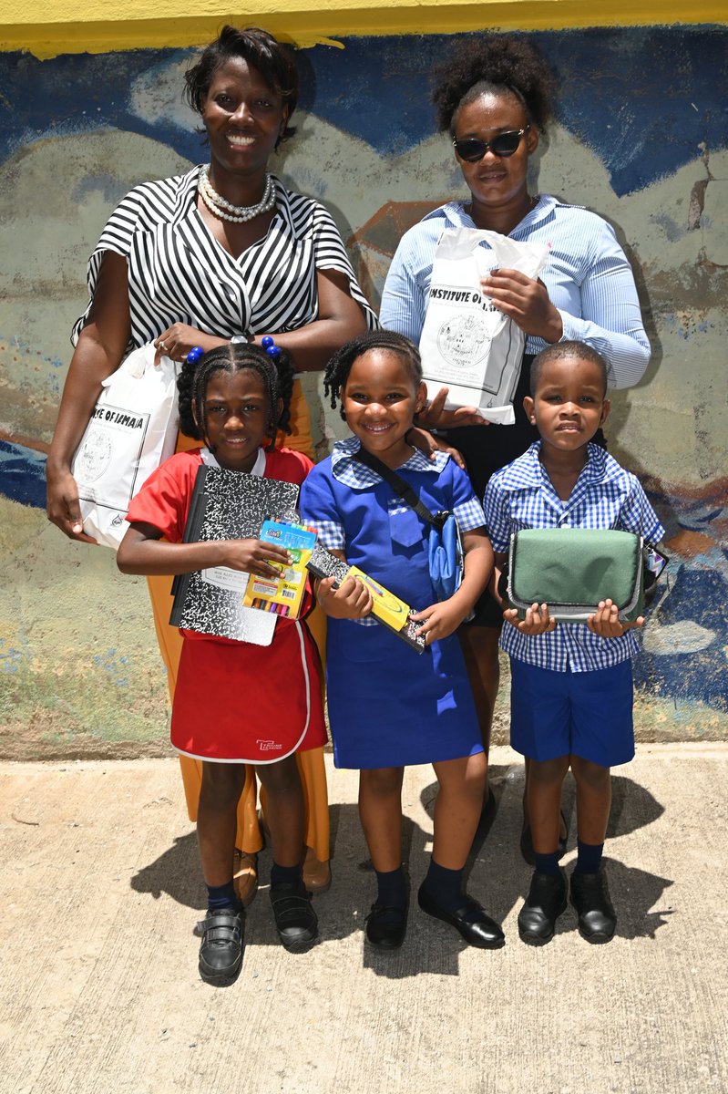 IoJ_jamaica's tweet photo. Yesterday, our Development and Public Relations Director, Mrs. Onica Hall had the honor of donating school supplies to The Higholborn Street Basic School, our adopted institute. 
This gesture reflects our commitment to fostering young minds' education.

#IOJ145 https://t.co/QzU871Ij3U