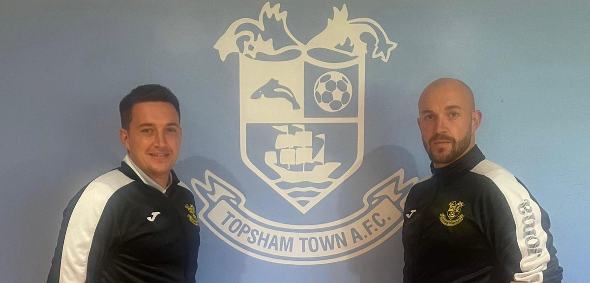 TopshamTown_FC's tweet photo. We are pleased to announce the appointment of Brad Riggs and Ben Lyne as first team managers.  

Robbie Raddon and Jake Messenger will continue on the coaching staff.

#UptheTops 💙💙💙 https://t.co/o8CHU4R8cb