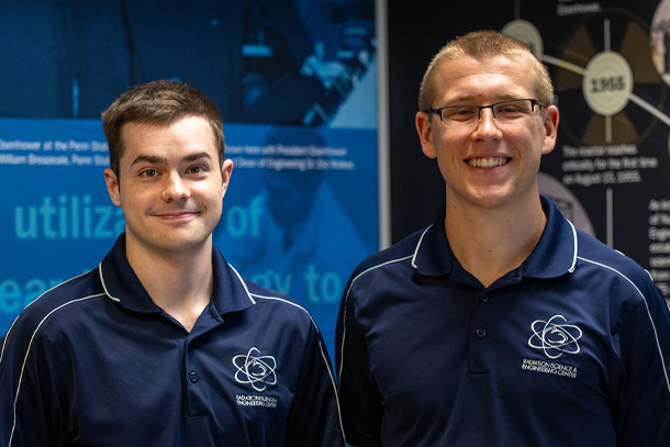 Nuclear engineering grad students Scout Bucks and Alex Nellis awarded <a href="/ENERGY/">U.S. Department of Energy</a> fellowships ➡️ bit.ly/45q6tdK
