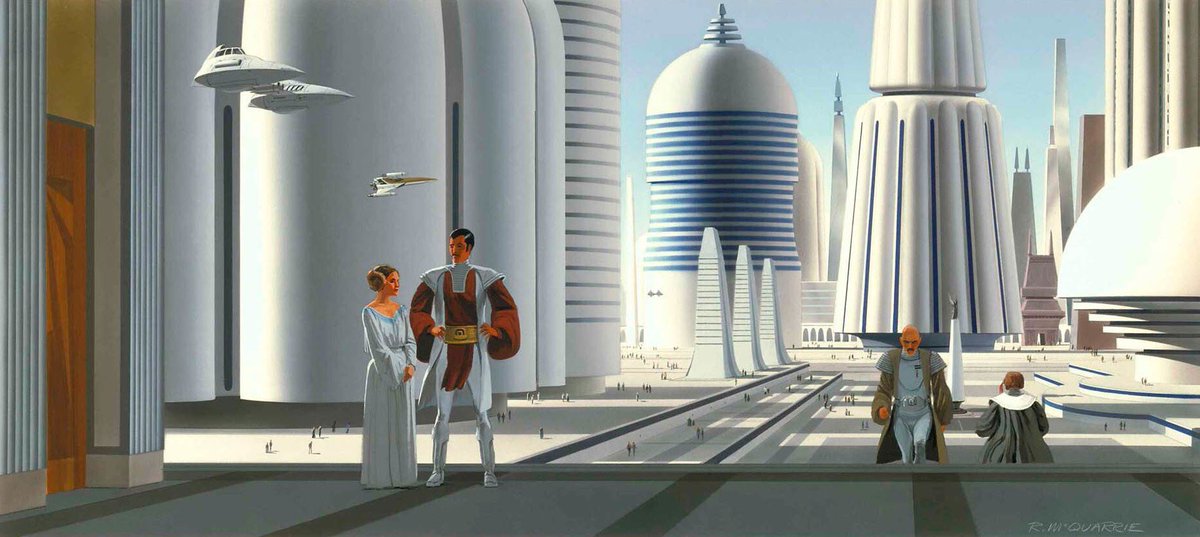 HumanoidHistory's tweet image. The art of Ralph McQuarrie, born on this day in 1929.