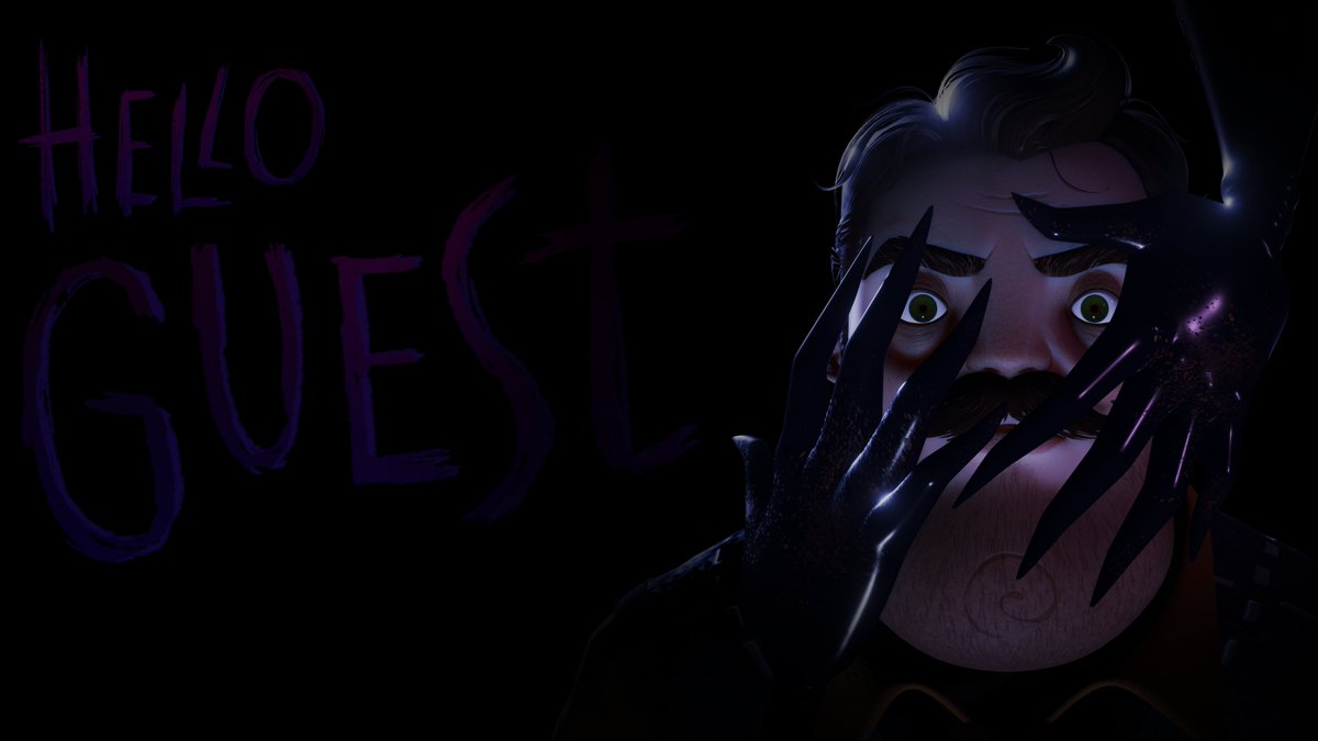 randomuser0036's tweet image. hello guest alpha 1 anniversary
ignore the low quality logo text i wasn't bothered to remake it

#helloneighbor #helloguest