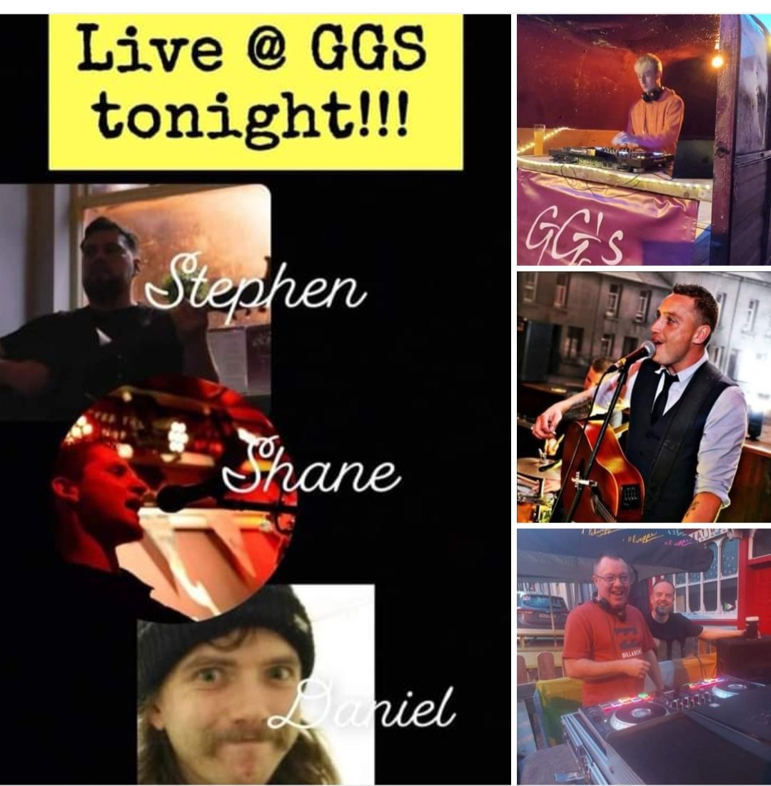 Non stop entertainment at GG's Gin Bar over the Clonakilty Street Carnival weekend 

Fri Nite, Stephen Shane &amp; Co
Sat: Andrew &amp; Aoife Whelton outside GG's at 3.00 
Batts in D'Box from 8.00
Live music inside from Damien Coughlan Music from 9.00
Followed by Dj Fred til late