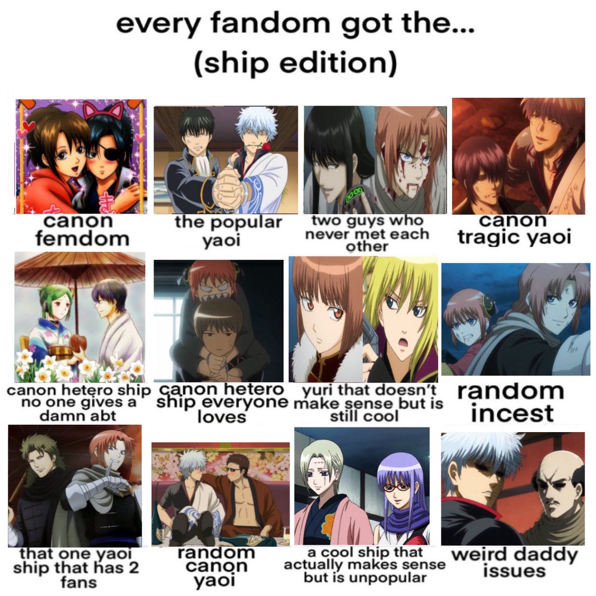 senokago's tweet photo. made a Gintama version🤓 https://t.co/vEu5RbtNPI
