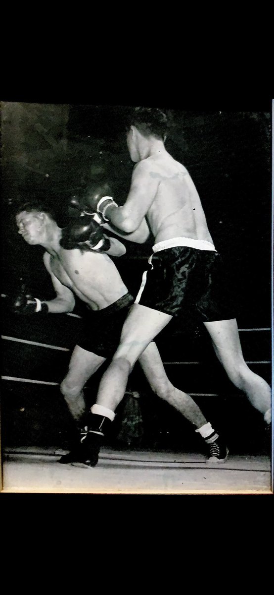 My dad was a boxer who never took any lip from any body.  A real man.