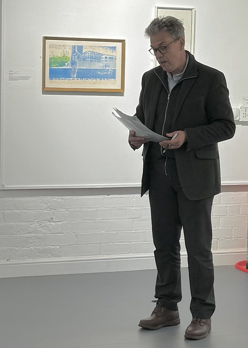 Great to hear about the <a href="/KeeleUniversity/">Keele University 🐿️</a>  art collection tonight and see how community access is key to future development. Thanks to <a href="/BramptonMuseum/">Brampton Museum</a> for hosting. <a href="/AmigoniDavid/">David Amigoni</a> <a href="/ArtsKeele/">Arts Keele</a> <a href="/artukdotorg/">Art UK</a> <a href="/ian_mood/">Ian Mood</a> #SemaanKhawam <a href="/appetitestoke/">Appetite</a>