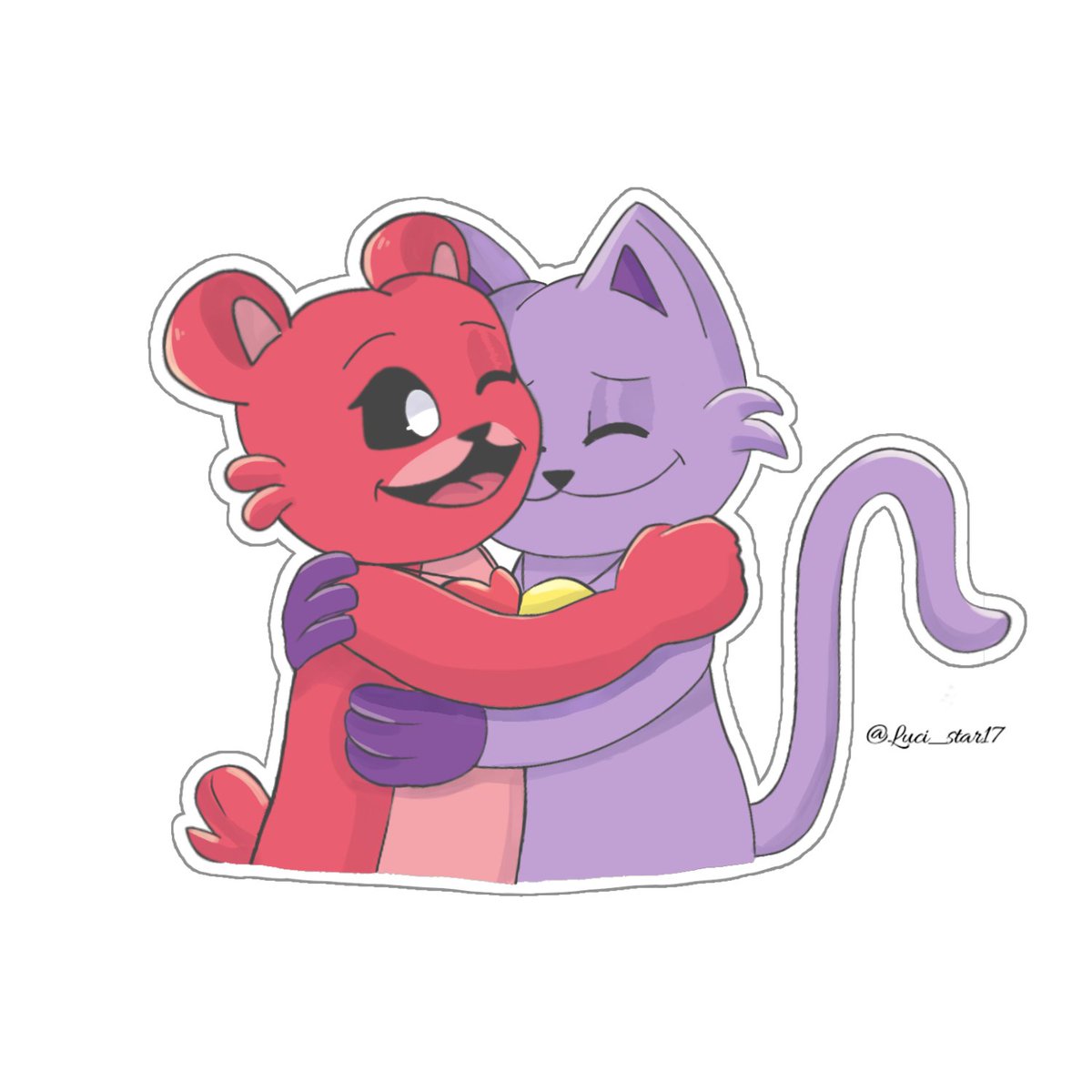 Luci_star17's tweet image. (1/2) My Smiling Critters ships 
Sorry, but I couldn't decide between these 😔
#SmilingCritters #catnap #bobbybearhug #craftycorn #dogday