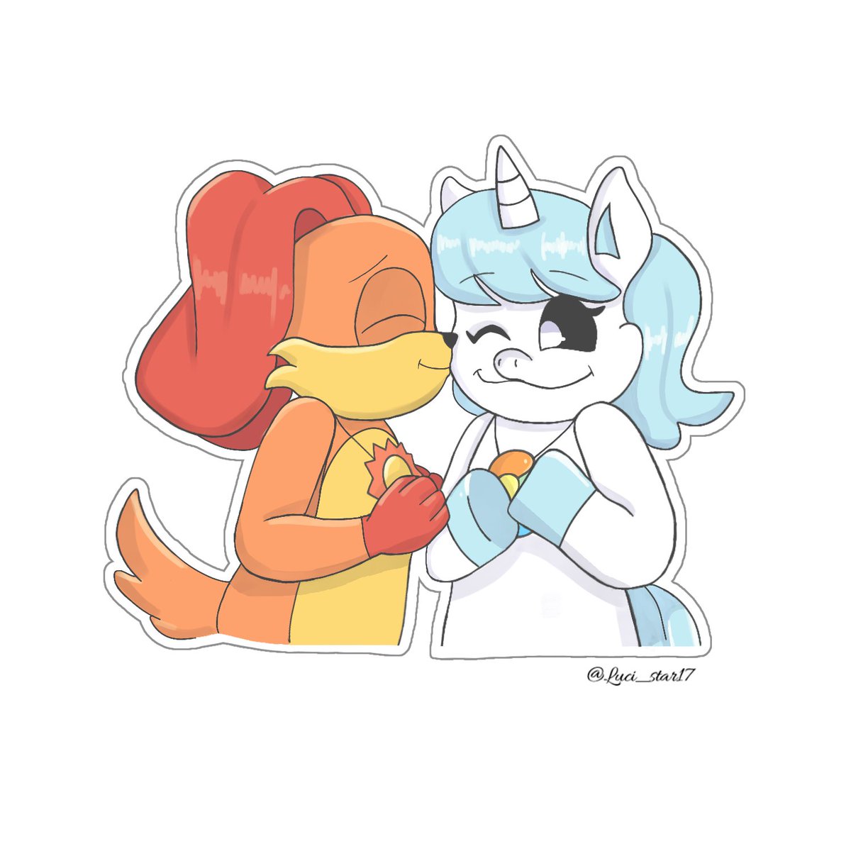 Luci_star17's tweet image. (1/2) My Smiling Critters ships 
Sorry, but I couldn't decide between these 😔
#SmilingCritters #catnap #bobbybearhug #craftycorn #dogday