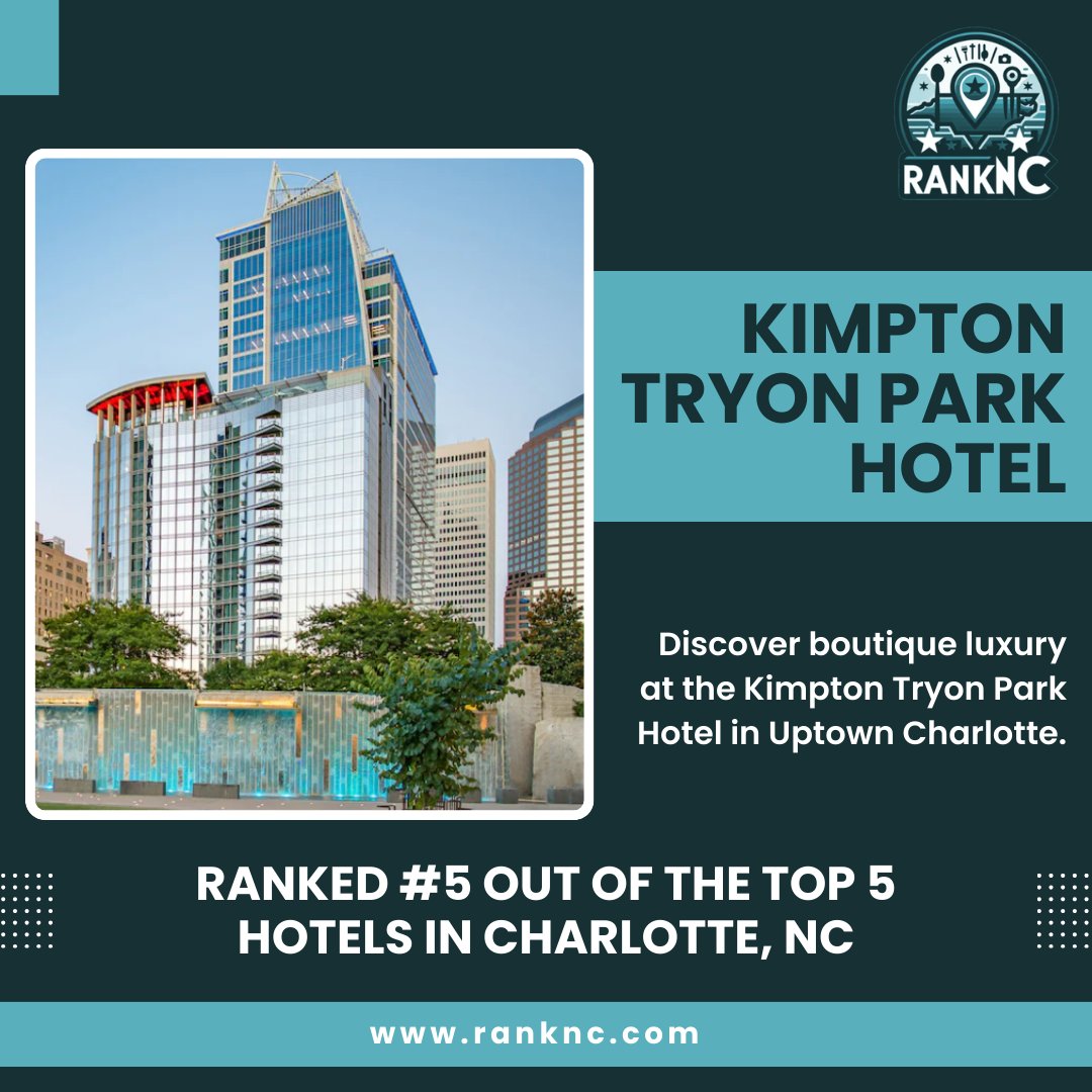 rank_nc's tweet photo. This stylish hotel features chic guest rooms and suites, a rooftop lounge with stunning city views, and a vibrant social scene with nightly wine receptions and live music events.

Click the link to see the full list - https://t.co/7rPtnprFJO

#RankNC #explorenc #ncadventures https://t.co/kuxYzedNT4