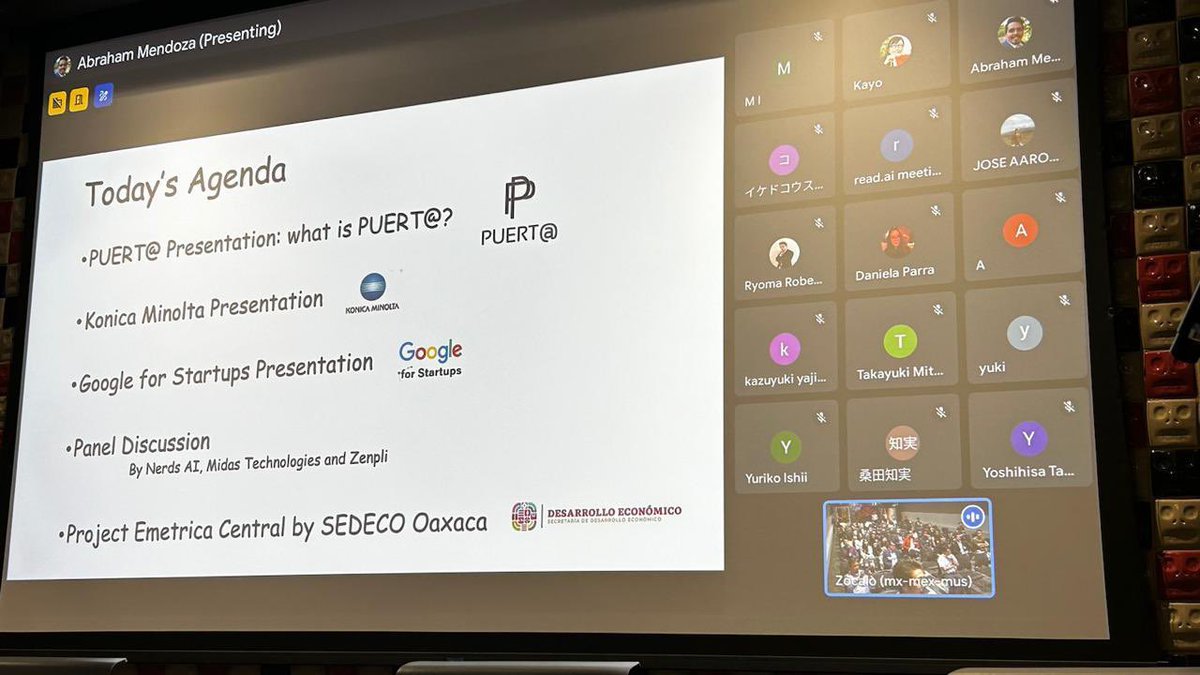 DesEconomicoOax's tweet photo. Formamos parte del proyecto PUERT@ JAPAN que tiene como objetivo el fomentar las economías locales y estimular la cooperación para el fortalecimiento de los ecosistemas de startups. https://t.co/dZVrm6eWjE
