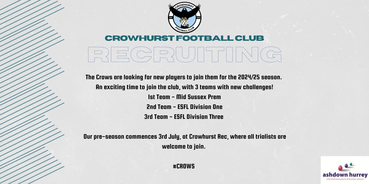 Crowhurst FC tweet media