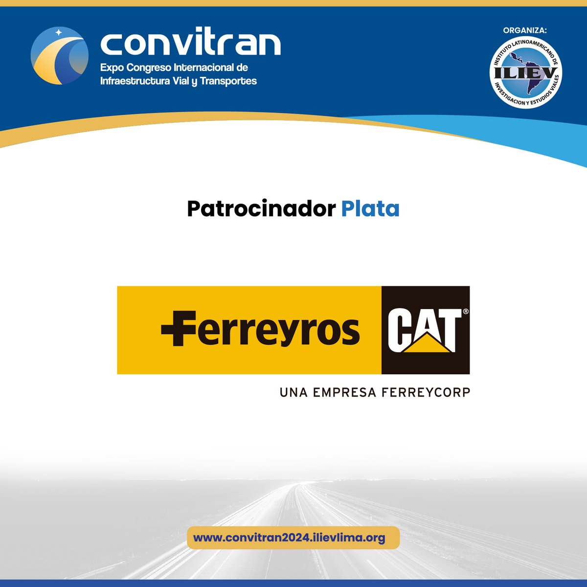 ilievlima's tweet photo. 🏗️Ferreyros será patrocinador plata en nuestro CONVITRAN 2024! 🎉 Con 90 años en Perú, Ferreyros apoya el desarrollo vial y el transporte. Únete a nosotros el 27 y 28 de agosto en el Hotel Los Delfines.
¡Regístrate gratis aquí! 👉https://t.co/3nwxo2mmkk

#ILIEVLima https://t.co/iwwmJ5D8zf