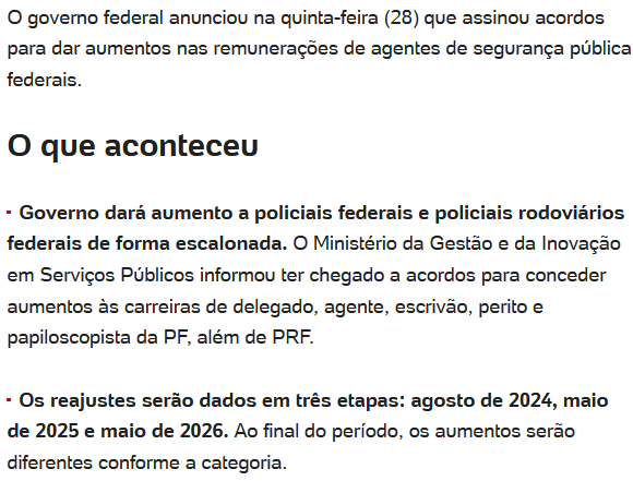 RodP13's tweet photo. @filosofocolina Gente... vocês têm que parar de mentir assim! O governo Lula #negociou em dezembro de 2023 e #assinou com os policiais o reajuste deles, para 2024, 25 e 26. Está em #todos os jornais! Não foi "congresso deu", foi o governo Lula!
https://t.co/zLiDPQLMq0
https://t.co/W9NIsIfJzr https://t.co/34aDCInGN1
