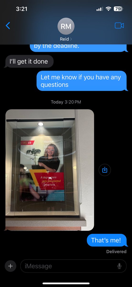 When you #TeachAg you send many #CALSProud students to <a href="/iastate_cals/">ISU College of Agriculture and Life Sciences</a>! It’s orientation time and I’m reminded from a picture of my picture that I’m in the halls of Curtiss. Best of luck on your adventure at ISU this fall, Reid!