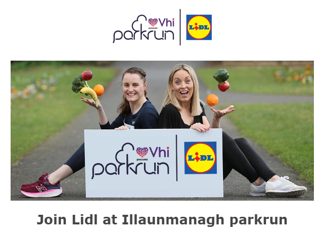 RobJStephen's tweet photo. Looking forward to welcoming Lidl to our Illaunmanagh parkrun in Shannon this Saturday morning. We are expecting a big crowd. @ClareCoCo have kindly trimmed back the nettles so we're good to go! What a great way to start the weekend. #LidlSteps #loveparkrun https://t.co/IusE2l64Z3