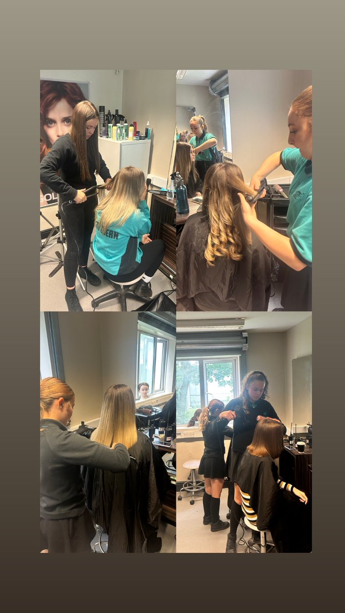 BroEdernGaH's tweet photo. Diwrnod brysur heddiw gyda Bl9. Diolch Miss Yapp a Miss Jenkins am fodelu! 💆🏼‍♀️⭐️ @BroEdern busy day today with year 9. Thank you Miss Yapp and Miss Jenkins for modelling💆🏼‍♀️⭐️ https://t.co/mWx1lvHXoq