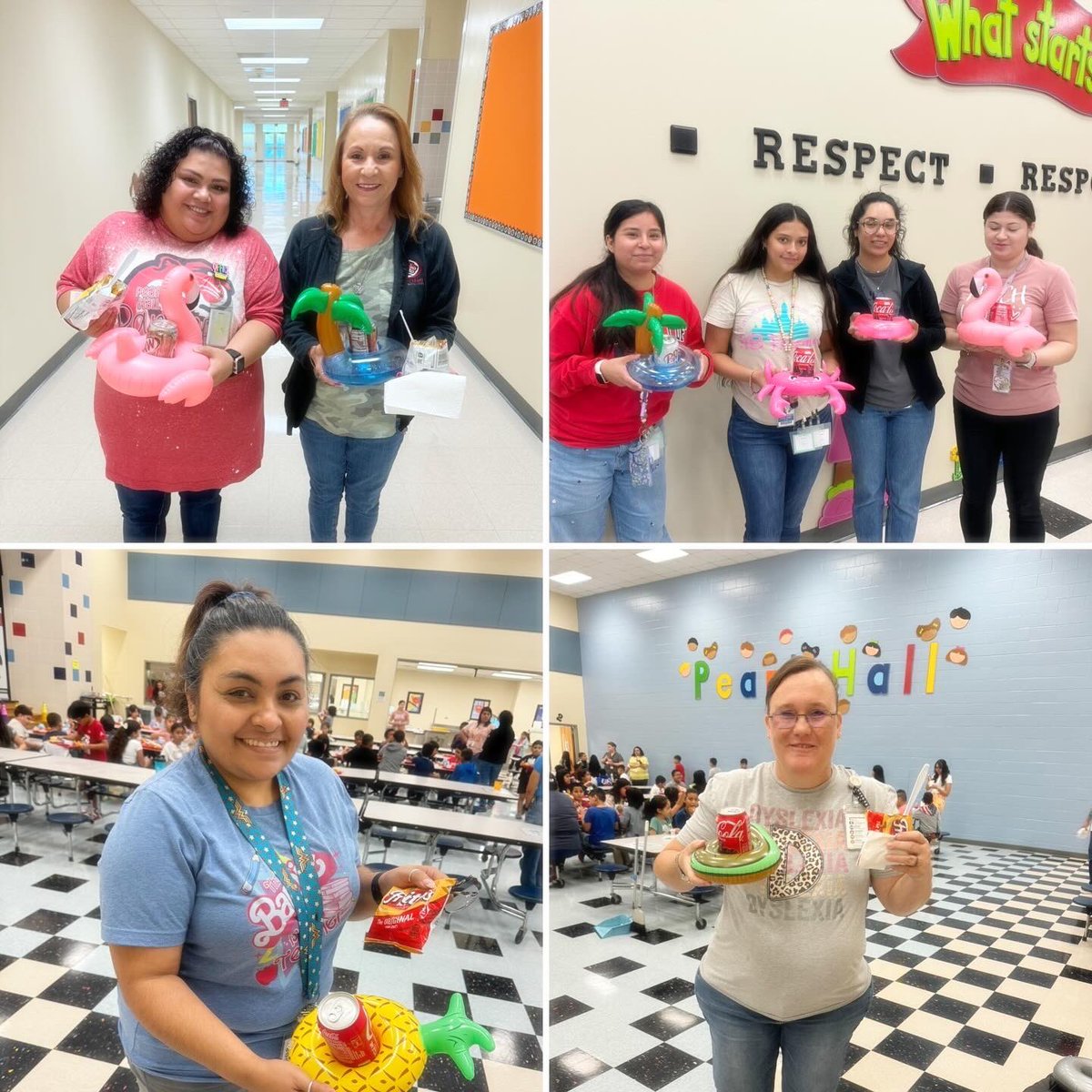 MarianaBreaux's tweet photo. βοΈHere at Summer School Zone 4 we work hard AND play hard!βοΈFrito Pies & sodas on the cutest floaties today! A HUGE shoutout to my #APFriends (@aubree_stent & @engarza12 ) for helping me spread some love! π #SummerSchool2024 #ilovemyjob #PearlHallProud #3rdYearAP @PasadenaISD_TX https://t.co/iRmOI3m8F6