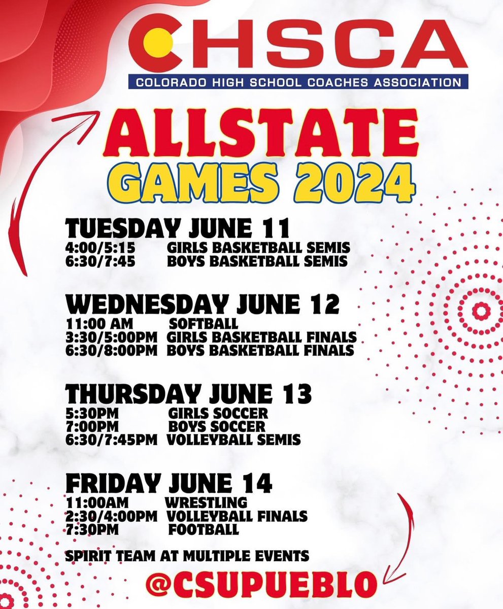 The <a href="/CHSCAAllState/">CHSCA ALL STATE GAMES</a> games are rolling!   Follow along with amazing pictures and videos on our All State page, and on Instagram!  Next up: Soccer and volleyball…
