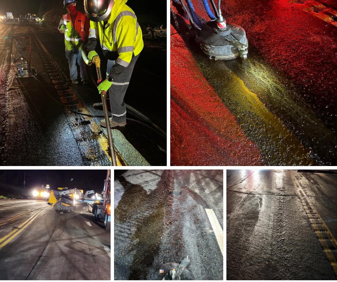 CGEnvironmental's tweet image. CG teams had to pull an all nighter for this massive diesel/oil clean up last night. Our crews rocked the house with this clean up.
