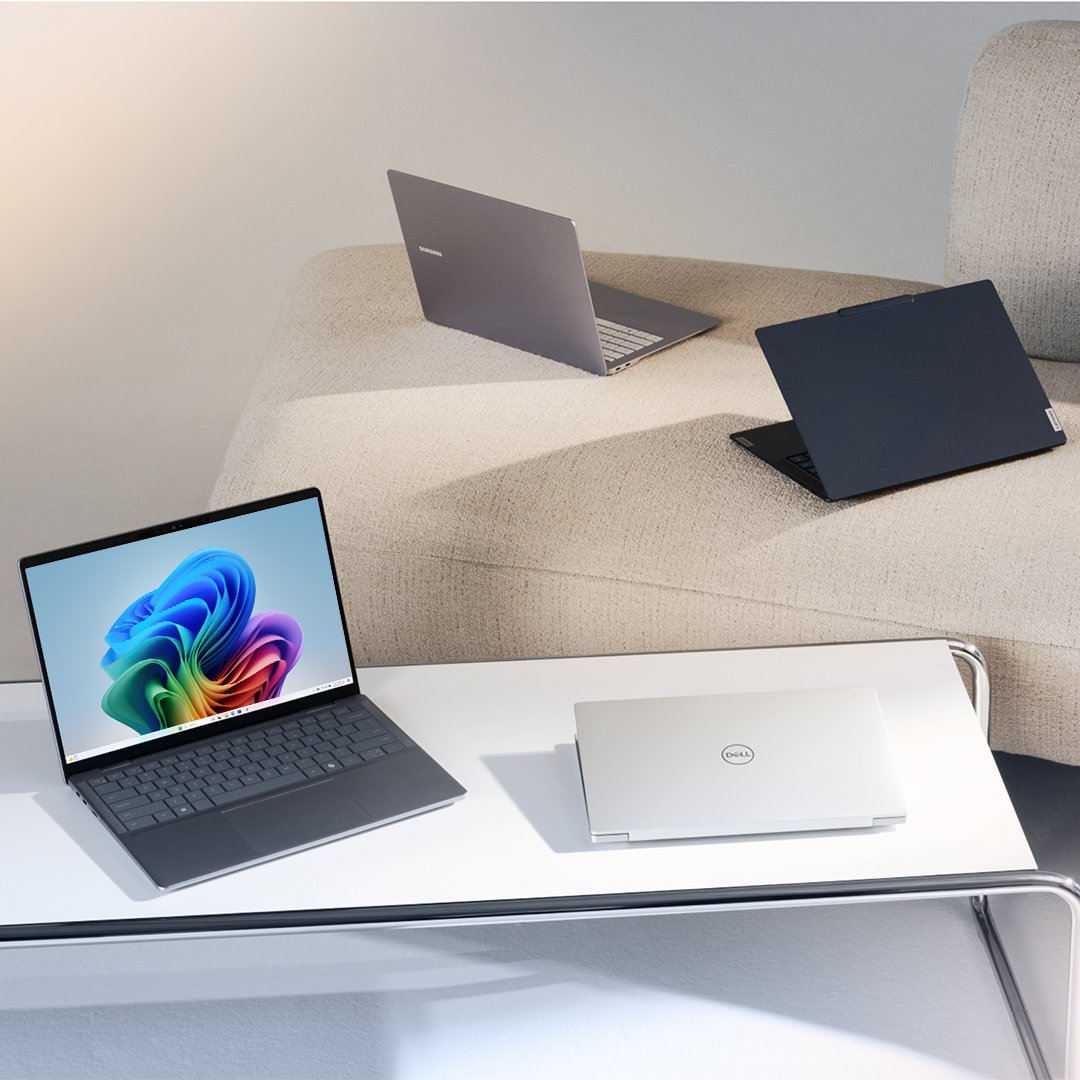 Windows's tweet image. Immersive brilliance at your fingertips with Copilot+ PCs. #CopilotPCs
Learn more: msft.it/6018Yv0Tq