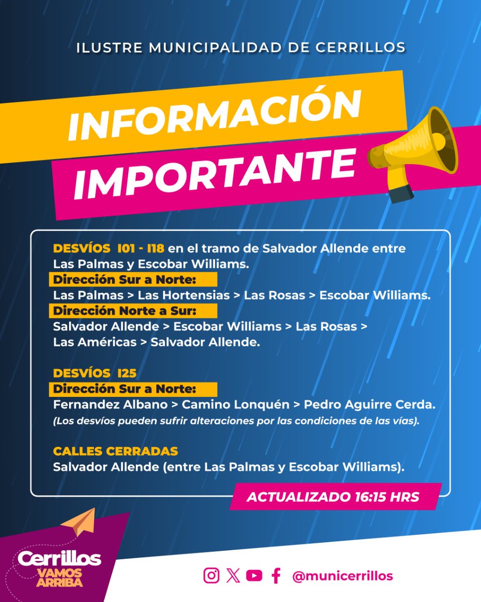 Muni Cerrillos tweet media