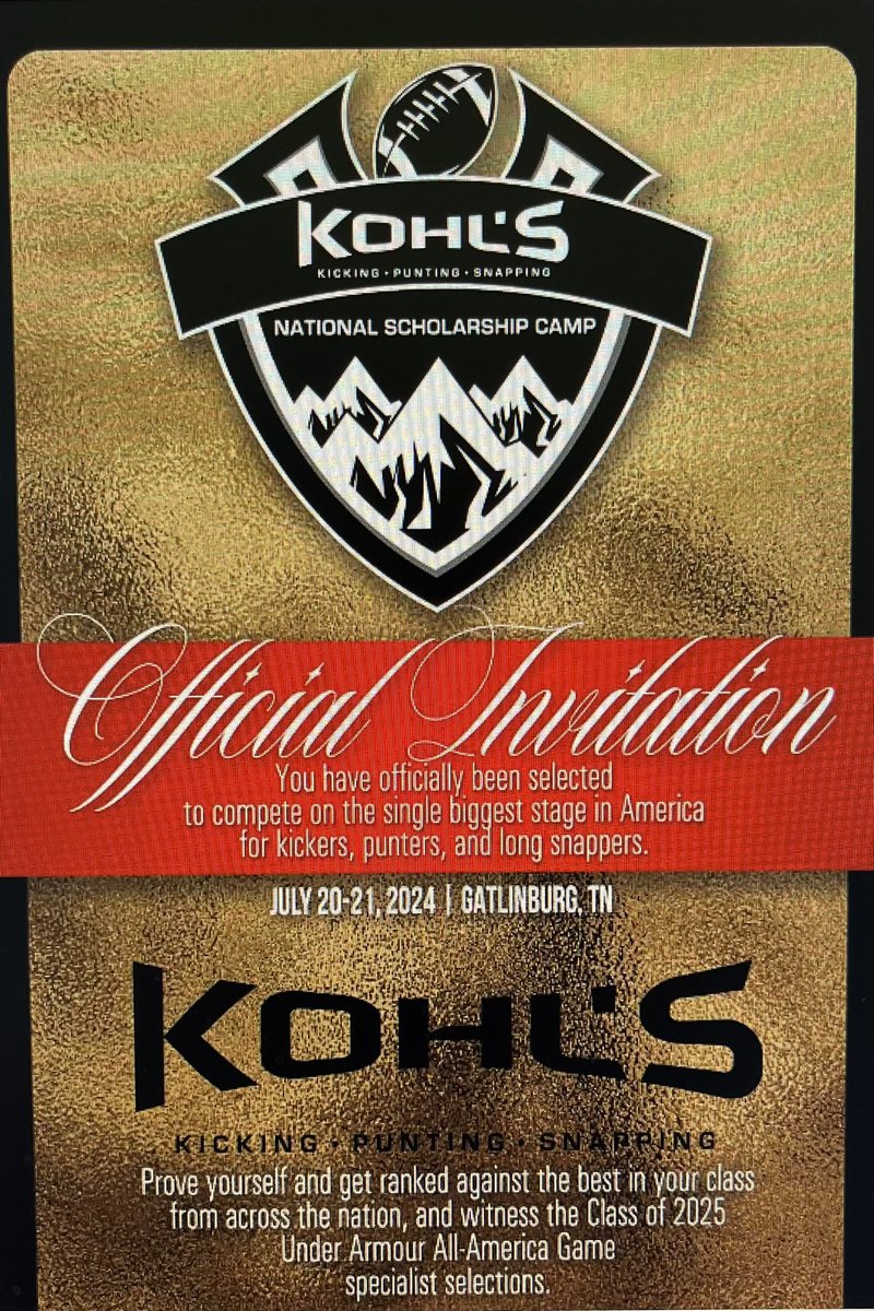 Lukelongsnapps's tweet photo. I’m thankful for receiving a national  scholarship camp invite @RobbyDonaldson @daviscarpenter @KohlsSnapping @BCHS_Saints @Football_BCS @bjhsctucker https://t.co/6wB8xIlZNb