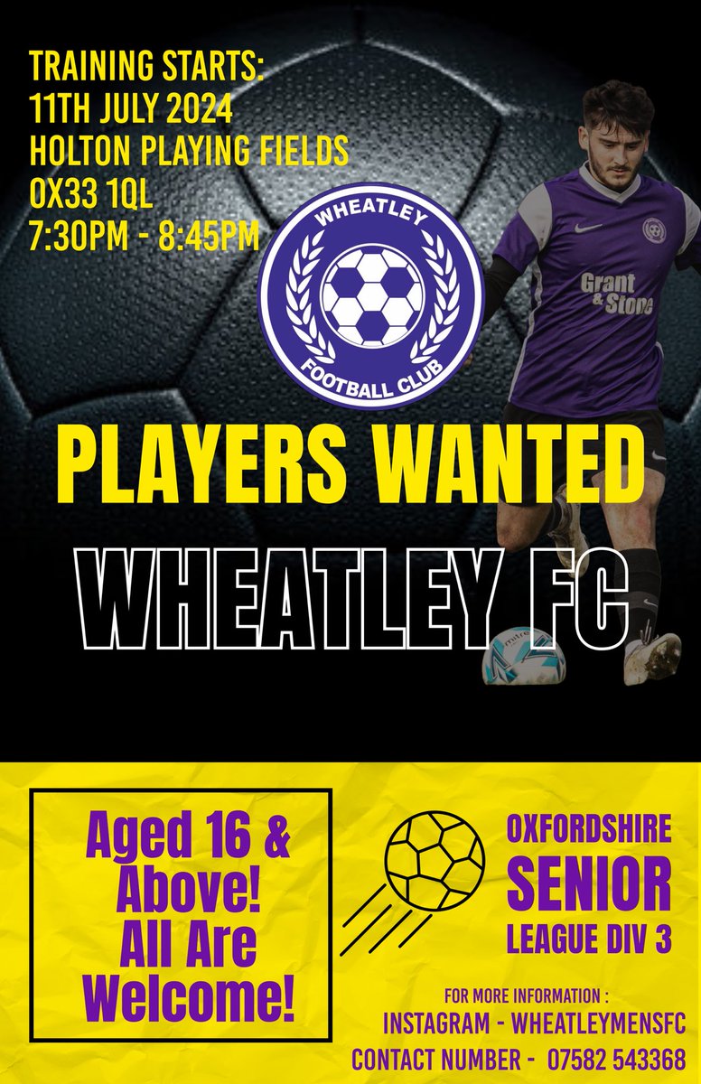 Wheatley Mens FC (@wheatleymensfc) on Twitter photo 