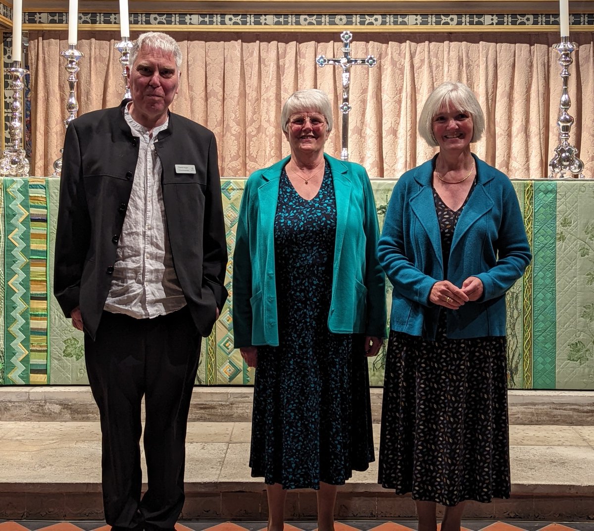 romseyabbey's tweet photo. We loved hosting the Archdeacon's Visitation service. Congratulations to Jan Bartlett, sworn in as new Church Warden alongside David Auger. Our sincere thanks to Julie Carlton whose term of service has come to an end having been a wonderful Church Warden for the past four years. https://t.co/PG8ueSpMEl