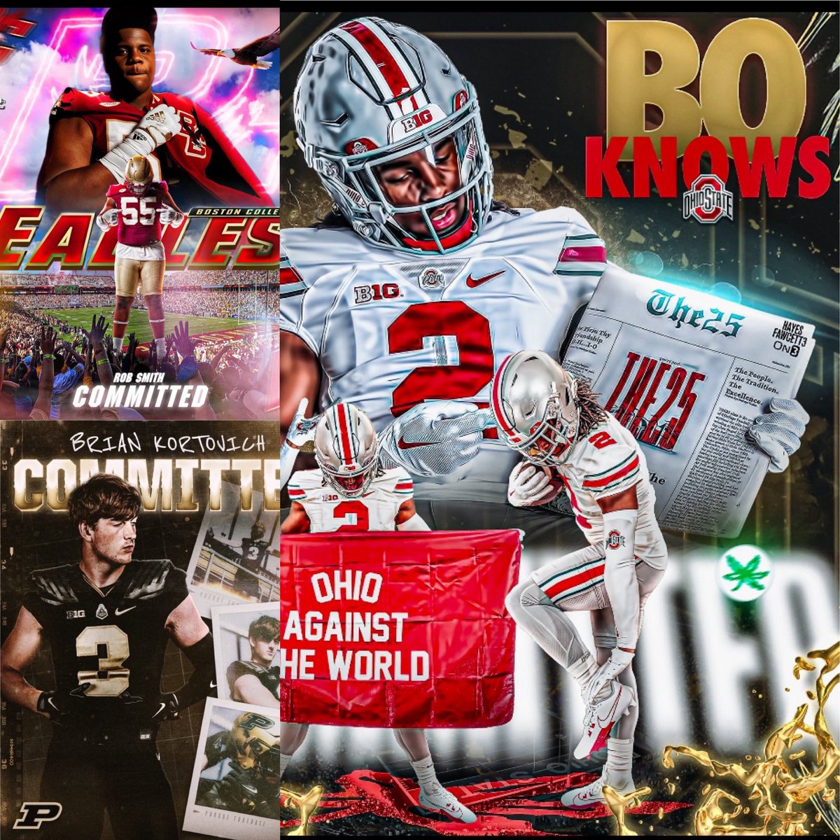 3-D1 commits for the 2025 class <a href="/VASJFootball/">VASJ Vikings Football</a>  is Crazy Congrats to all my lil brothers
 <a href="/KortovichB/">Brian Kortovich</a> <a href="/BoilerFootball/">Purdue Football</a> <a href="/Rsmithh54/">Robert Smith</a> <a href="/BCFootball/">Boston College Football</a> 
<a href="/BoJackson2025/">Bo Jackson</a> <a href="/OhioStateFB/">Ohio State Football</a>