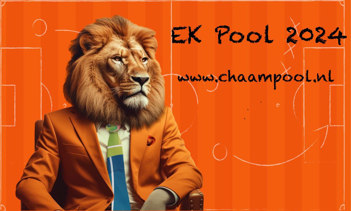 Chaampool's tweet image. EK Pool 2024! chaampool.nl #EK2024 #Oranje #Euro2024