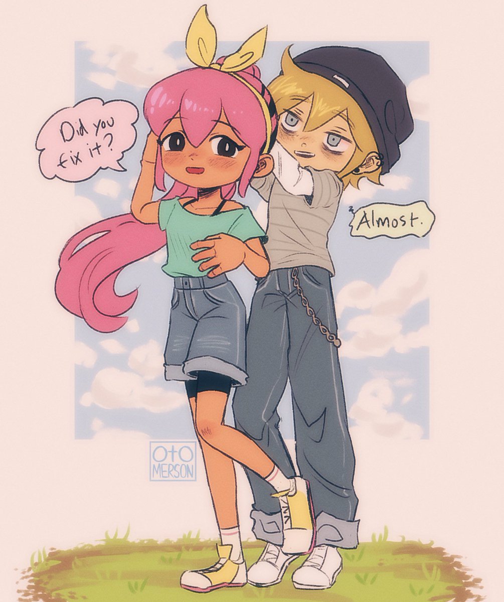 otomerson's tweet photo. emori sillies for @shrimperini bday 🎉 https://t.co/bzDvtHKj7C