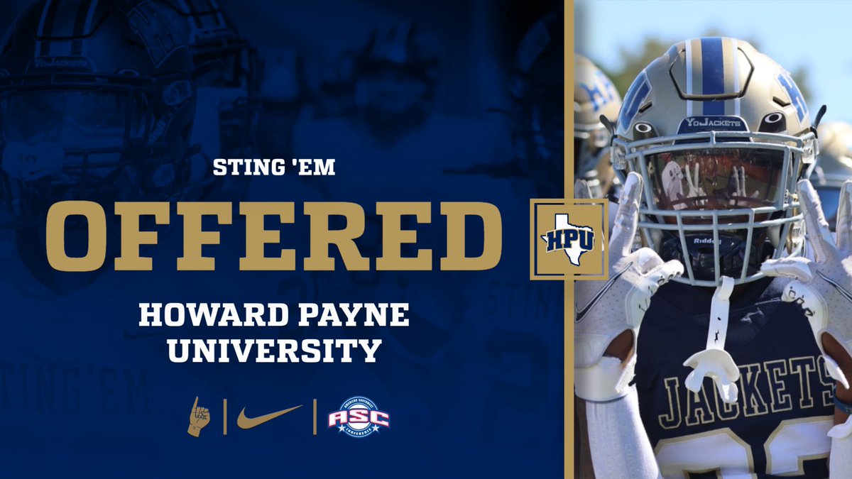 After a great conversation with <a href="/CoachRCollins/">Coach Reed Collins</a> I am blessed to receive my first offer <a href="/HPUFootball/">Howard Payne University Football</a>
