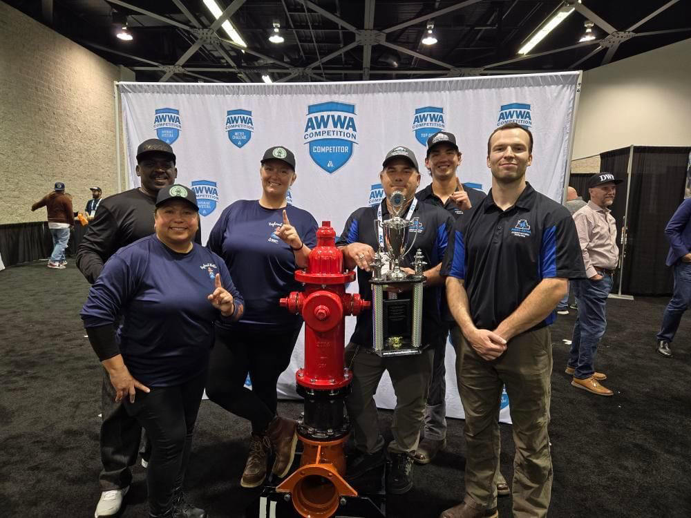 awwa's tweet image. Congratulations to the Hydrant Hysteria Champions! 

Thanks to all the #WaterOperator for participating, and to everyone who cheered them on! This fast-paced competition had us all on the edge of our seats! #ACE24