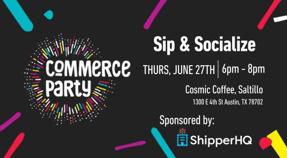 Come hang out with me on June 27th at Sip &amp; Socialize. 

#CommercePartyMeetup is back for a summer kickoff!

I call Meetup signups the Texas Two Step:
1️⃣ Join the Commerce Party Meetup
2️⃣ RSVP for the Sip &amp; Socialize event 
→ hubs.li/Q02BP7QK0

 #AustinEcommerce #Ecommerce