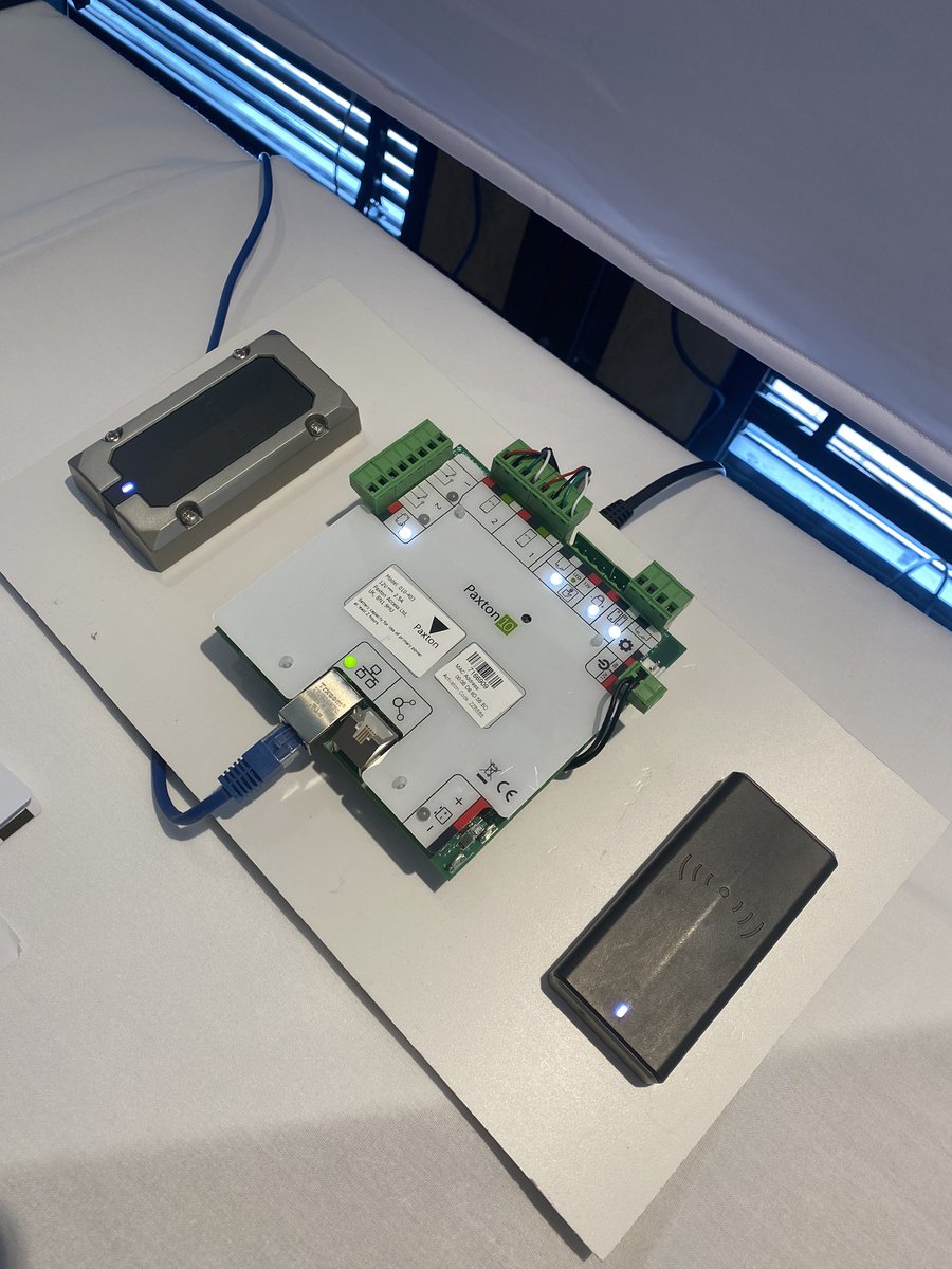 SecurilecAV's tweet photo. This morning was spent at the #Paxton Tech Tour in #Norwich, finding out about the latest tech and services in their line-up of #accesscontrol products. 

Also had a brief insight into the next generation of Paxton10 equipment #doorsecurity #accessdoorcontrol #doorcontrol https://t.co/ZljMX9r3Dc