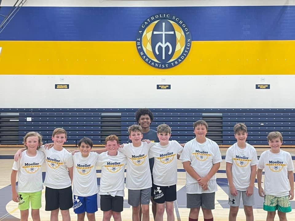 MoellerBBall's tweet image. It’s Championship Thursday at the 2024 Moeller Basketball 6-8th grade Camp!!!

Congrats to our NCAA Camp Champions the UC Bearcats coached by Riley McQueen ‘27.

Congrats to our NBA Camp Champions the Celtics coached by Danny Kelly ‘26.

#GoBigMoe #SummerBall #KeepGoing