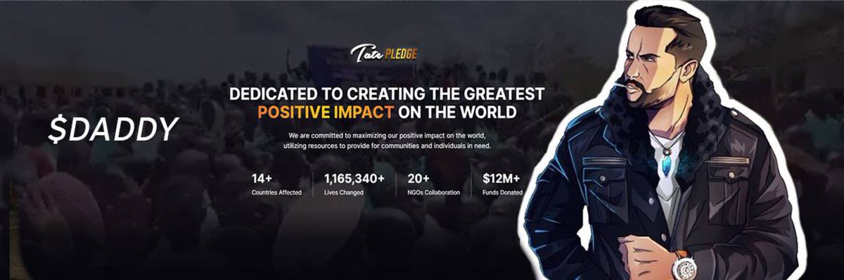 <a href="/Cobratate/">Andrew Tate</a> $DADDY TRISTAN is donating to <a href="/tatepledge/">Tatepledge</a> and will continue donating to save children ❤️🌎 @DaddyTristCTO