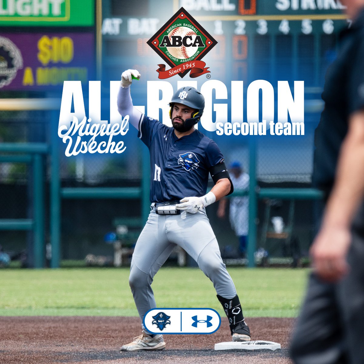 Congratulations to our 2 ABCA/Rawlings All-Region selections <a href="/Mitchell__4/">Mitchell Sanford</a> &amp; <a href="/miguel_useche13/">Miguel Useche</a> !

More accolades for stellar seasons for these young men!

📰bit.ly/3Roc9zw

#NOLAsTeam ⚔️ #LockedIn 🔒