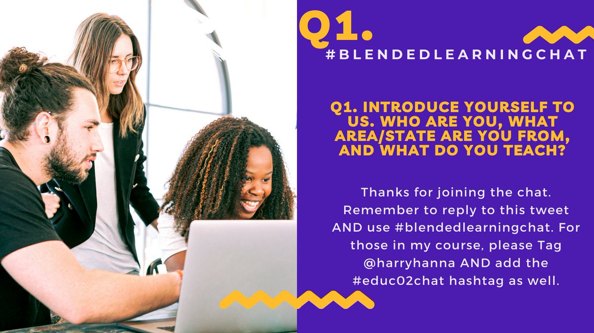 Q1 for #blendedlearningchat and #educ502chat is active <a href="/harryhanna/">Harry Hanna NBCT</a> #educ502