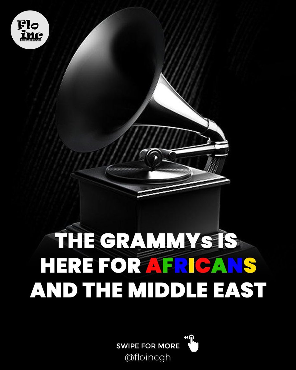 floincgh's tweet photo. Music transcends borders: The Grammys embrace Africa and the Middle East, celebrating the diverse rhythms and melodies of their global community. 

Big shoutouts to @Dentaa_show for being one of the main brain behind this https://t.co/rQIIisIbaz