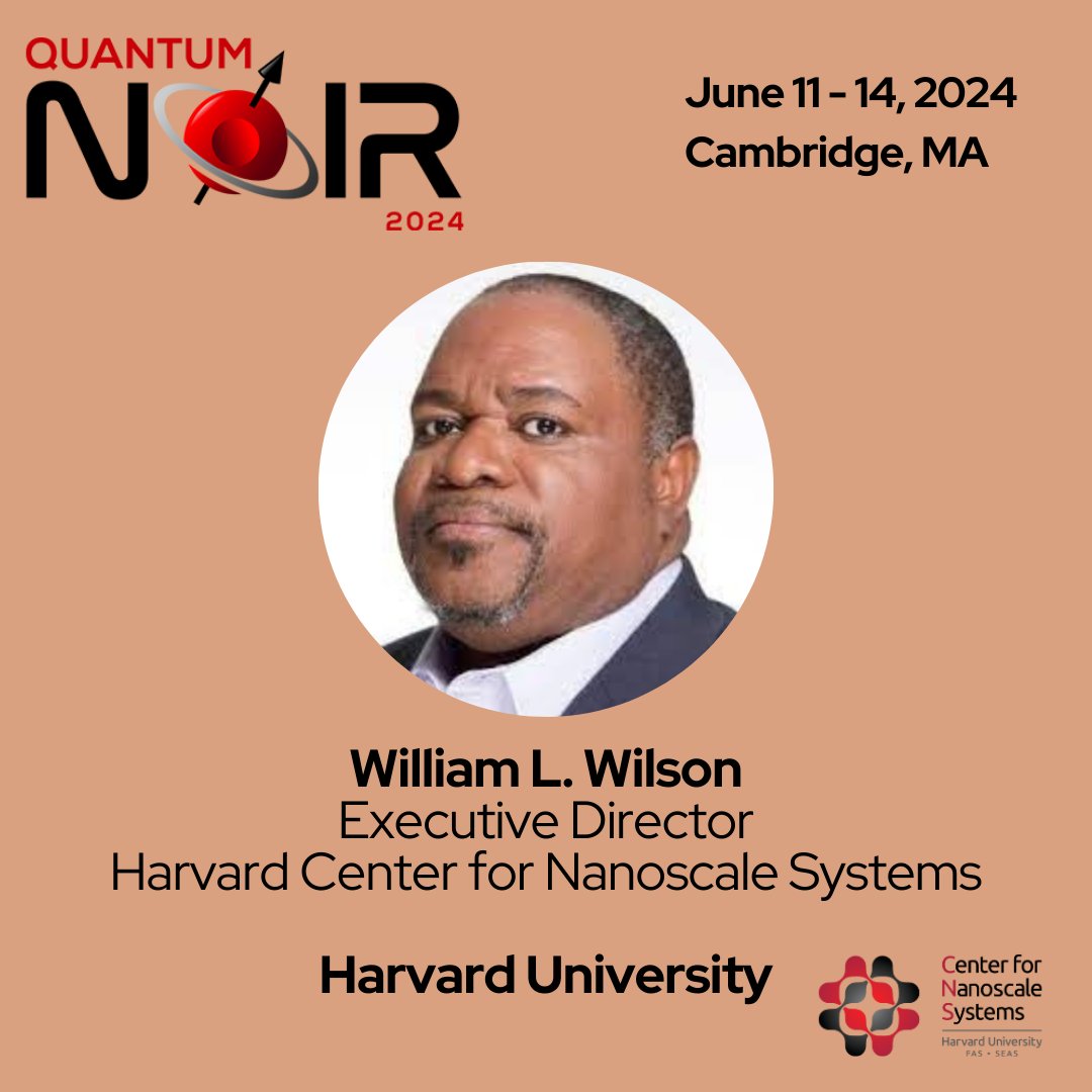 Quantum_Noir's tweet image. #QuantumNoir Session 1 opens at 8:30 AM on 6/12/2024 with Bill Wilson (QN Committee Chair), David Parkes (Dean, Harvard SEAS), and a recorded message from Professor Moungi Bawendi (2023 Nobel Laureate in Chemistry).

Welcome to #QuantumNoir2024 #QuantumCommunity
