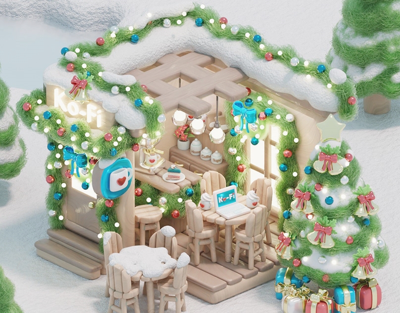 CreatCocktail's tweet image. Ko-Fi Christmas Cafã©
#graphicdesignpattern #font80s #logosticker