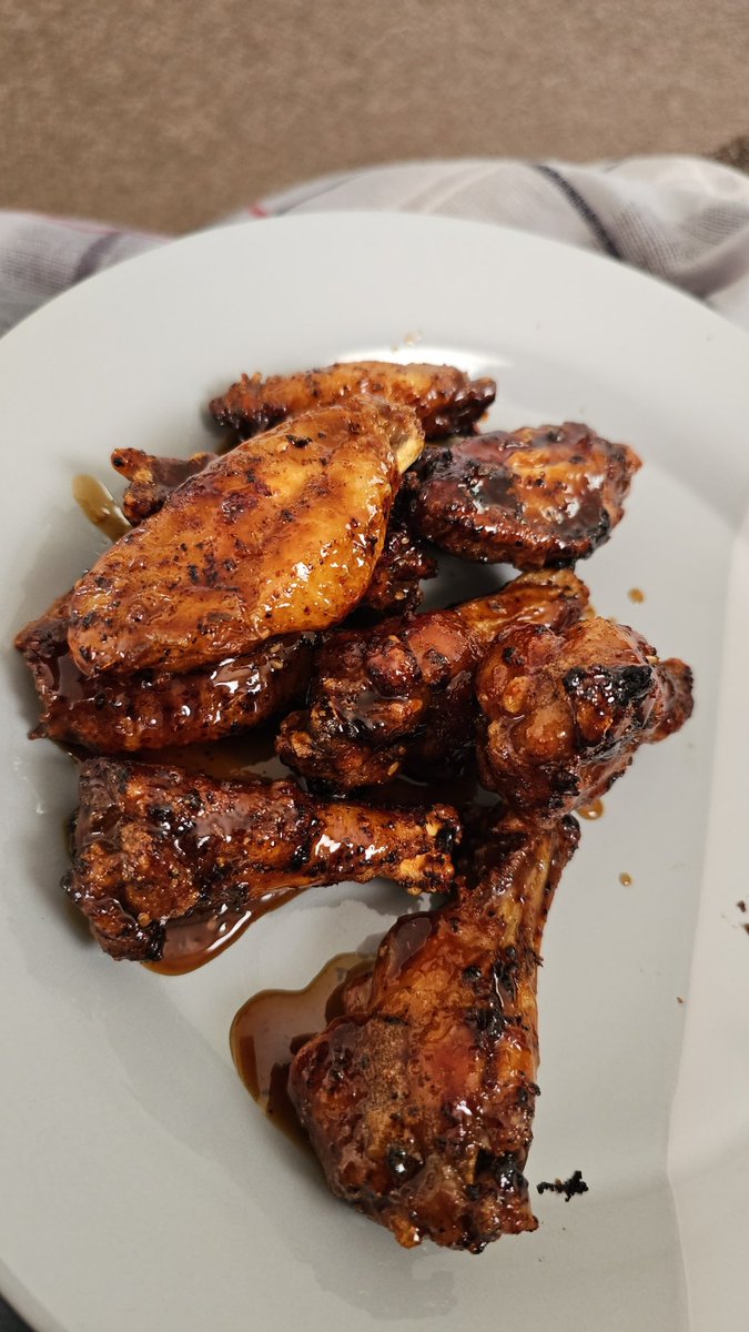 Bon apple titties... home made wings