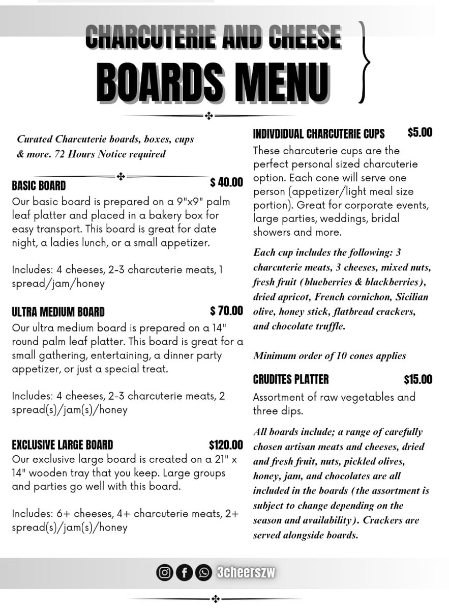 mukundibizoni's tweet photo. @RealTalkFadzie For charcuterie and cheese boards, reach us on 0772780970 https://t.co/dq4IdthZ4d