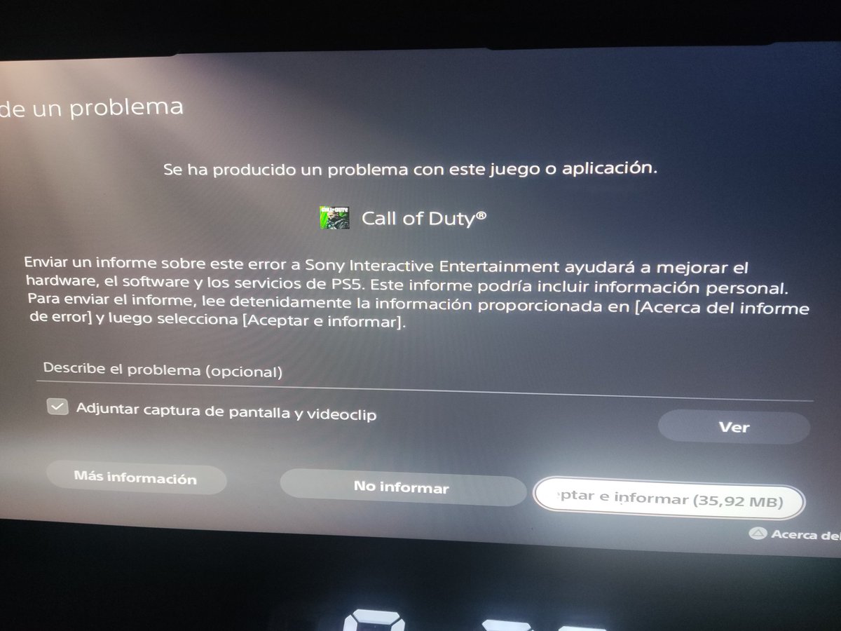 PatxiGot's tweet photo. @Activision y @Sony a ver si arregláis de una vez el error que te echa de las partidas en @CallofDuty @CallofDutyES o al menos que te deje volver a la partida para no dejar tirado al equipo. ¡Es de vergüenza!!! https://t.co/Lkn1j2VU4y
